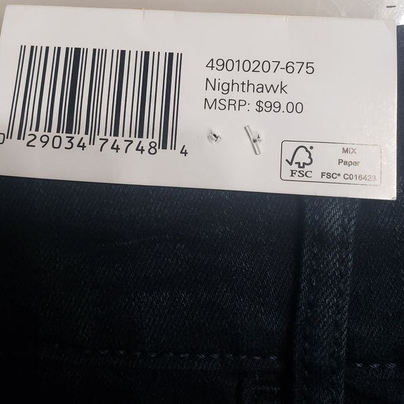 New! Social Standard by Sanctuary Slim Straight Jeans Size 12 - Picture 6 of 8